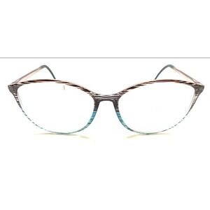 Silhouette SPX 1564 10 6052 Clear Brown Green Eyeglasses Frames 52-14 135